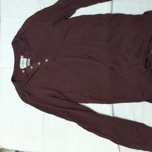 Goodfellow & co Men's Maroon Sweater Small